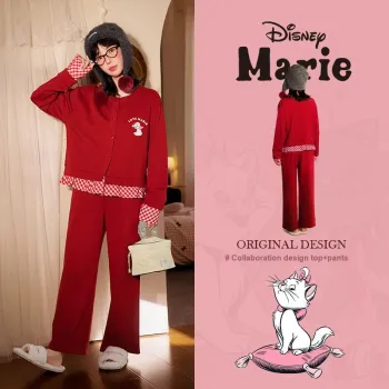 Gongdie x Disney Pajama Set Unisex Gift Box Set Red