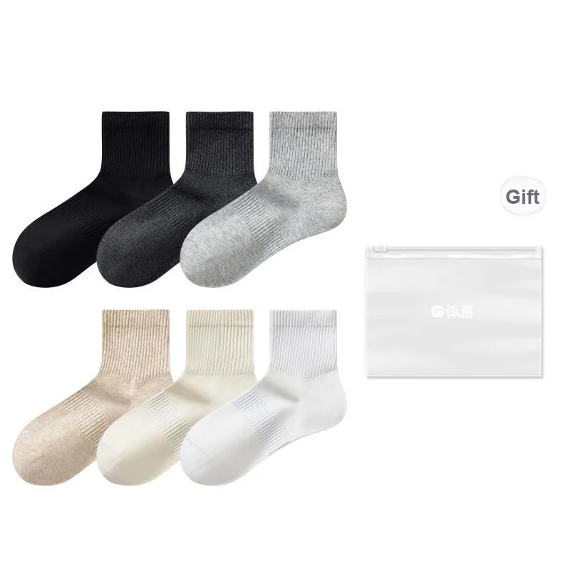 Temooues Ankle Socks Women's Shopping Bag Combo Set-13