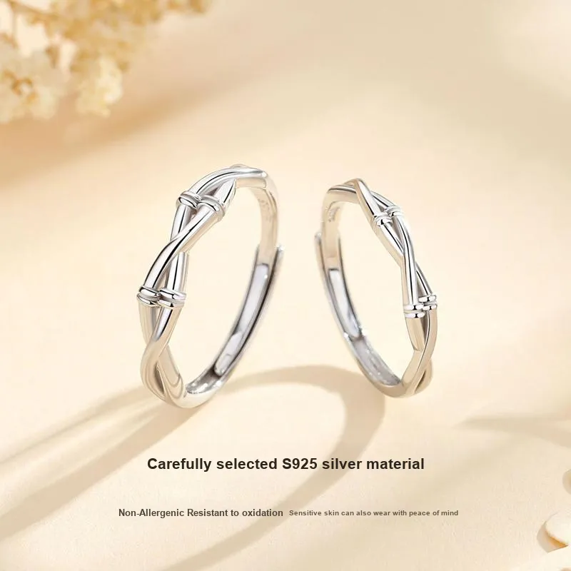 MISS TOOYA S925 Silver Rings Unisex-2