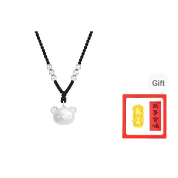 Chongqing Gold Store S999 Fine Silver Necklaces Unisex