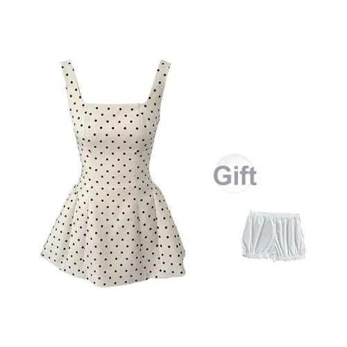 PAVLISOVA Slip Платье Женское Гороховый узор Кружево Вверх