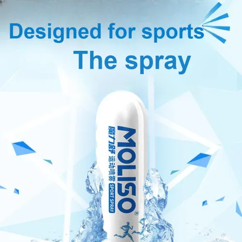 MOLISO Sports Ice Skin Spray Sports Protective Gear Marathon Soccer Cold Spray 450ML