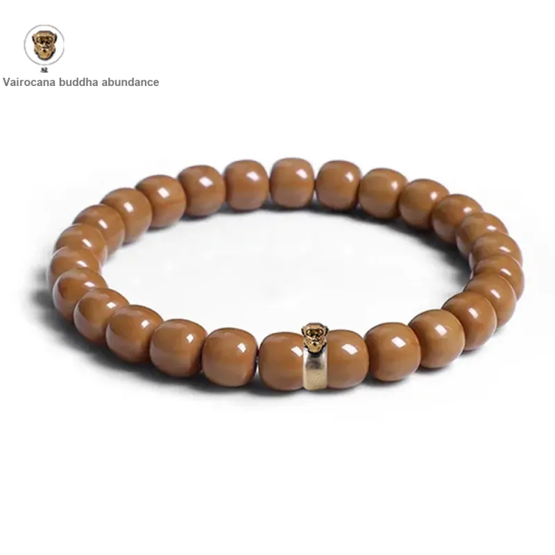 MY Monkey Head Walnut Bracelets Unisex-3