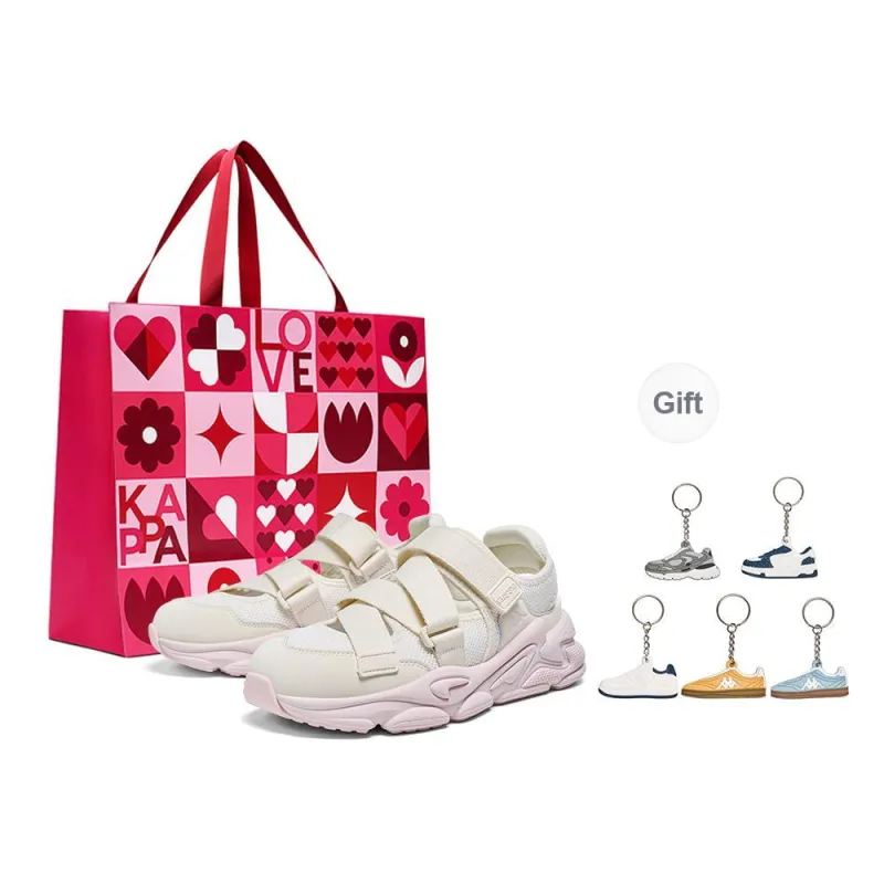 Kappa Back to Back Anti Slip Wear Resistant River Trekking Shoes Women's White Pink-6