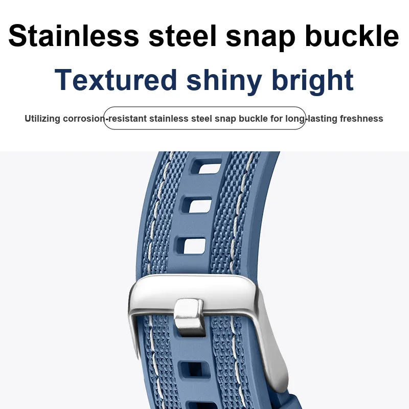 PULAISI Huawei Compatibility Watch Band Silicone Material-4