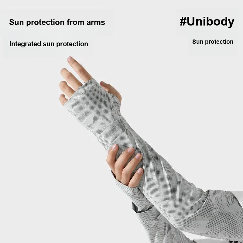 NANJIREN Lightweight Sun Protection Sleeves Men's-5