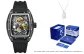 Blue Whale Box-Black Case, Black Dial, Black Rubber Strap