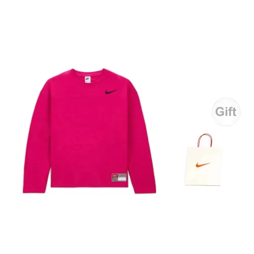 Stussy X Nike T-Shirts Unisex Pink With A Complimentary Gift Bag