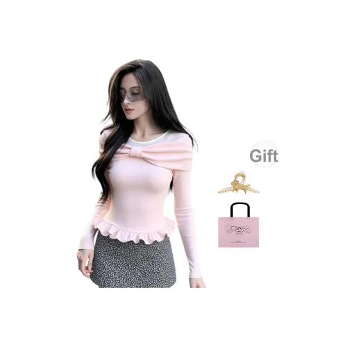 EVPGB Розовые Женские T-рубашки