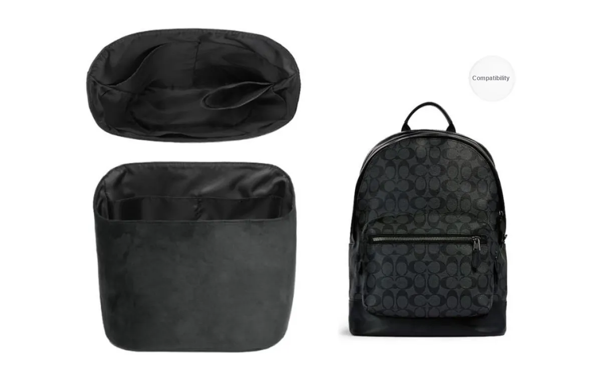 GUYI German Fleece Bag Accessories Unisex Black