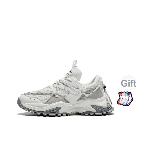 Masongarments Shark Tooth Размер 2 Высота Увеличивающий Легкий Низкий Топ Толстая Подошва Кроссовки Унисекс Белый Серый