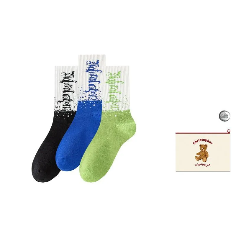 Caramella Mid-Calf Socks Men's Shopping Bag Combo Set-20
