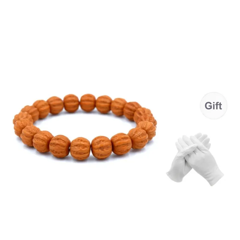 Harf Monkey Head Walnut Bracelets Unisex-0