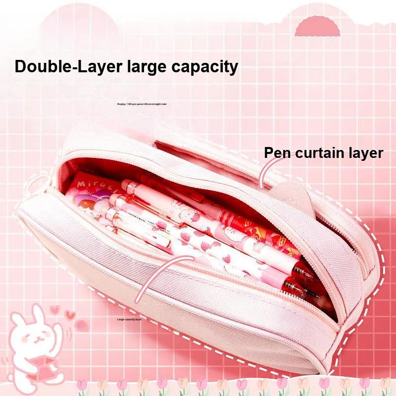 BUSHANGCHENYU Stress Relief Japanese Style Pencil Case Cute Pencil Case/pencil Box-3