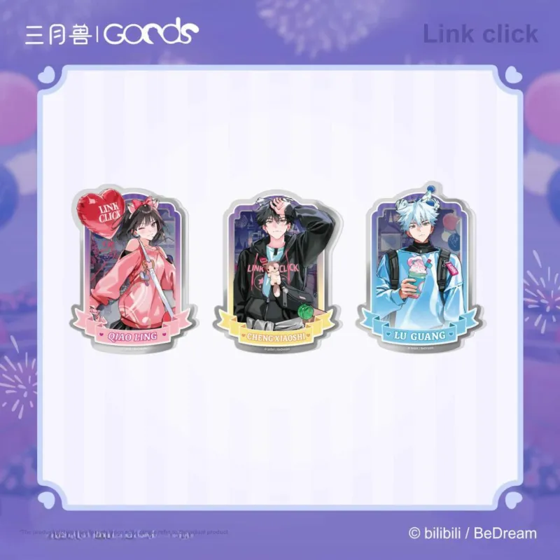 March·Monster Link Click, Animation REC Moment Collection, Acrylic Anime / Games Fridge Magnets-1