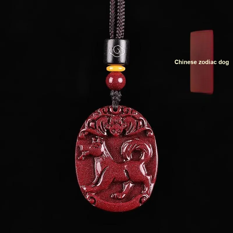 Dora Skewers Cinnabar Pendants Unisex-1