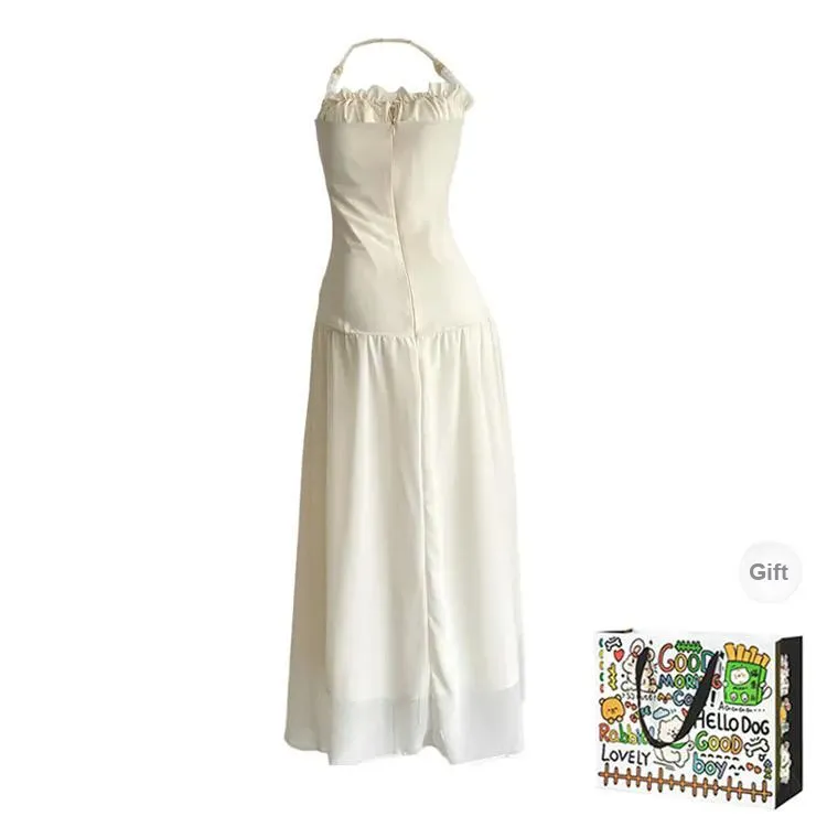 HAPG Slip Dresses Women's Apricot Shopping Bag-1