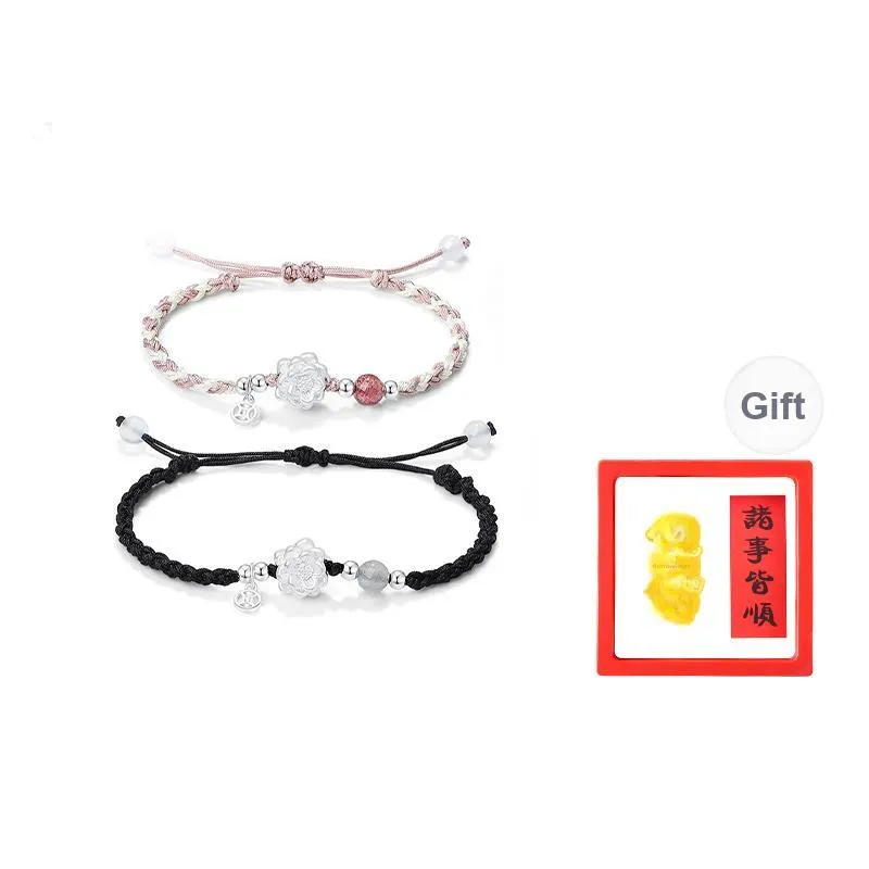 Chongqing Gold Store 999 Fine Silver Bracelets Women's-0