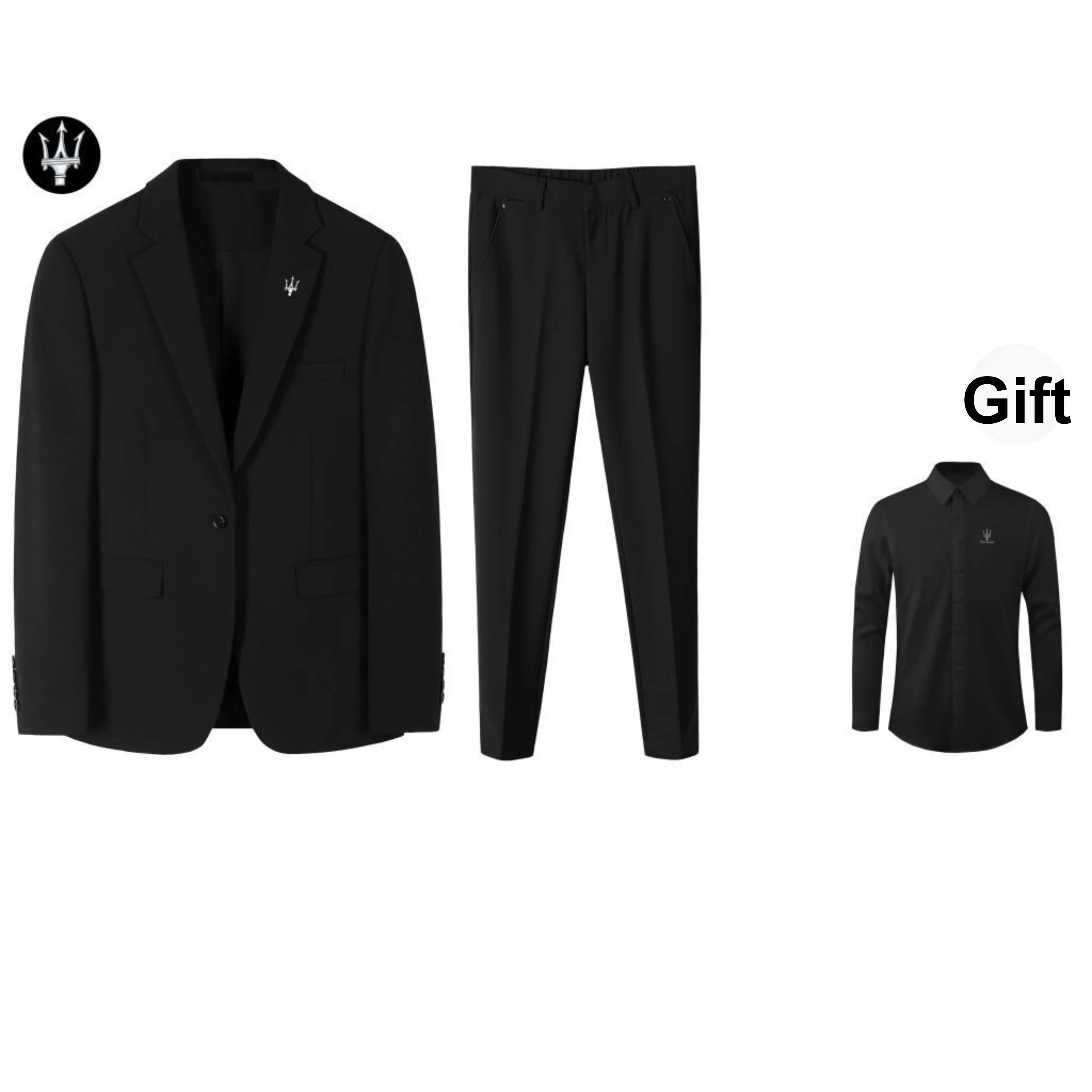 Maserati Business Suit Men's Black
