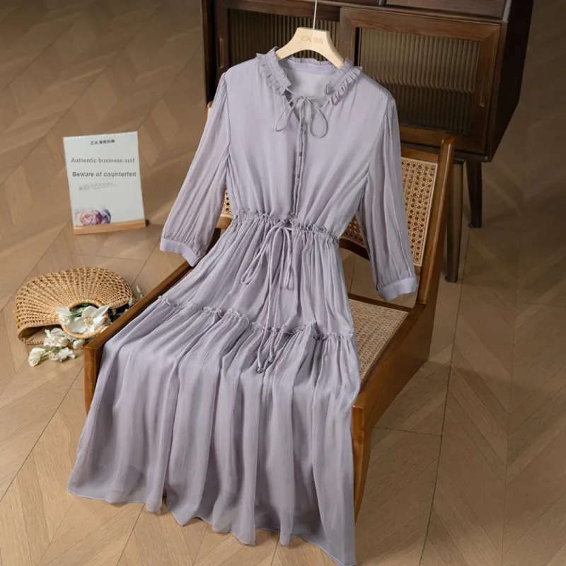 To The West Long Sleeved Dress Women's-5