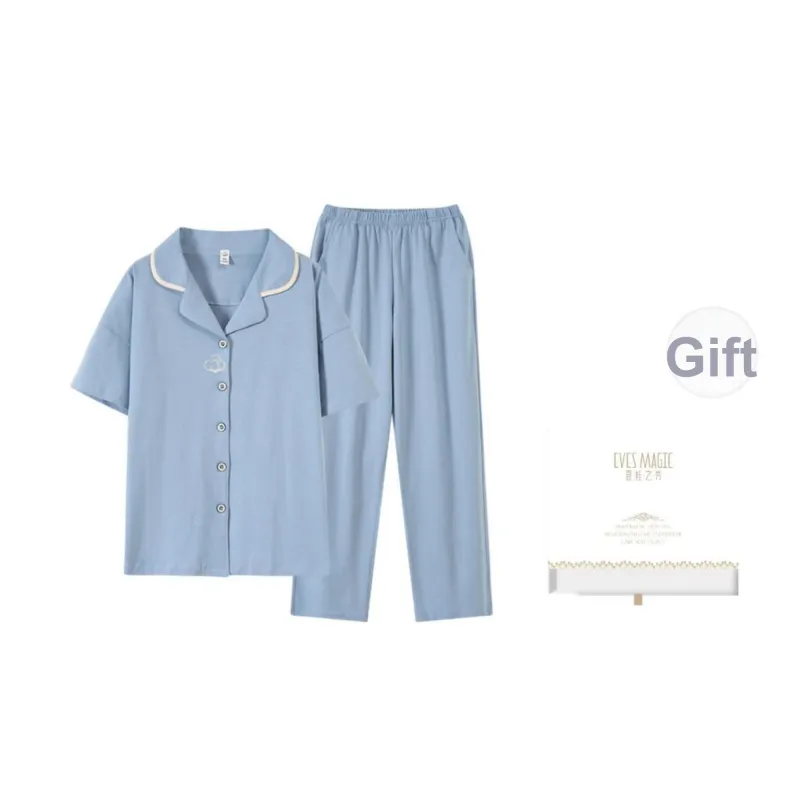 XIA.WA.ZHI.XIU Pajama Set Women's Two Piece Set-18