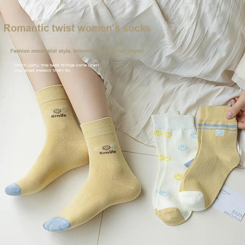 Lan Miao Mid Calf Socks Women's 7 Pack-4