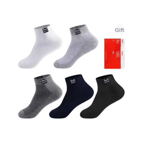 MIIOW Низкие носки Мужские Сумка для покупок 5 пар