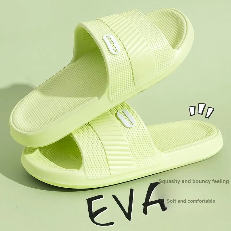 LUNNIFEIYA Squashy And Bouncy Feeling Summer Indoor Home Bathroom Bathing Slip Resistant Slippers-12