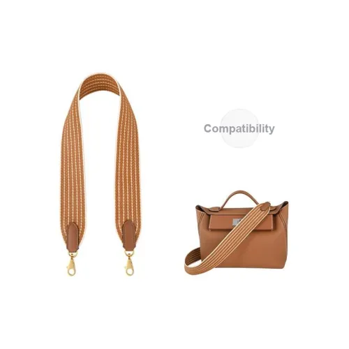 CHENGENG Вязаная ткань Холст Сумка Ремешок Унисекс Белый Коричневый