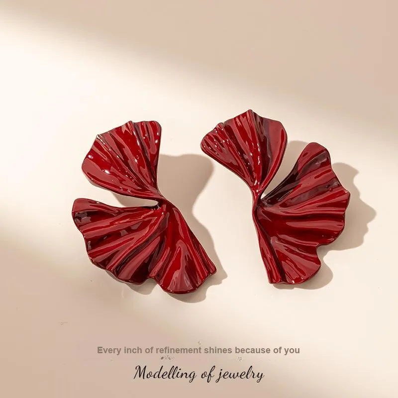 QLADY S925 Silver Stud Earrings Women's-6