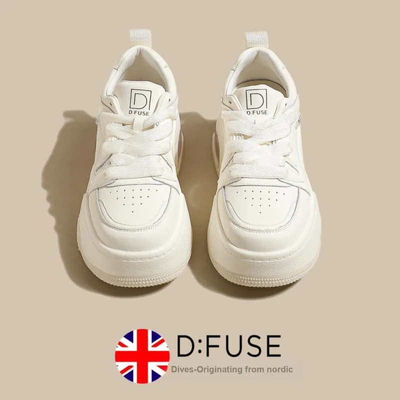 D FUSE SCANDINAVIA Puffy Shoes Warm Lightweight Height Increasing Low Top Skateboard Shoes Women's-1