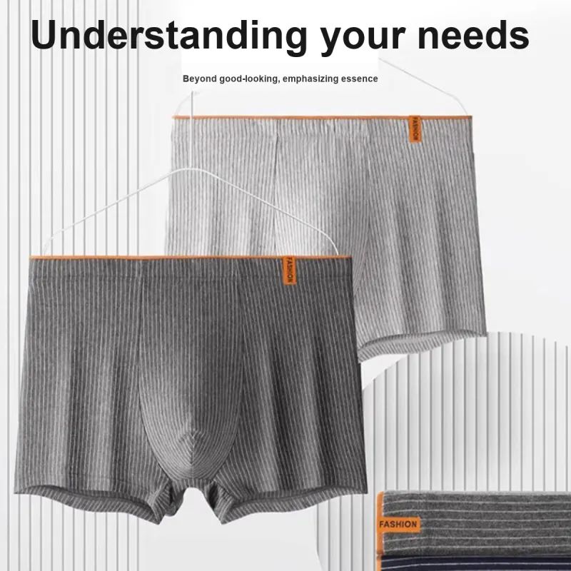 Cotton Shopping Underpants Men's 4 Pack-5