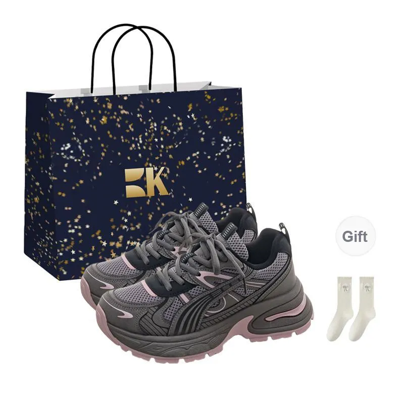Boldi Kuki Slip Resistant Height Increasing Low Top Chunky Sneakers Women's-0