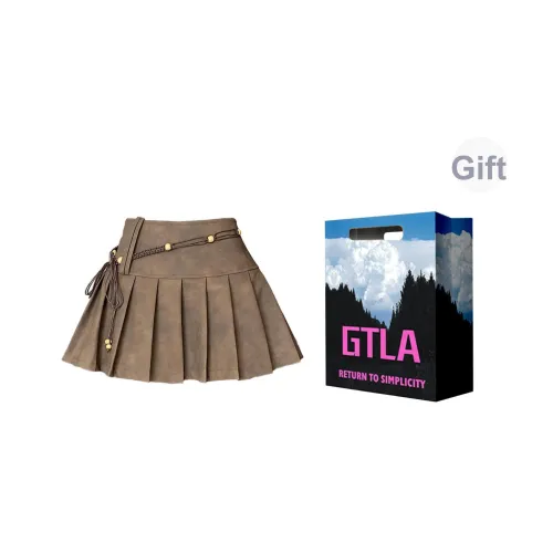 GTLA Кожаные короткие юбки женские