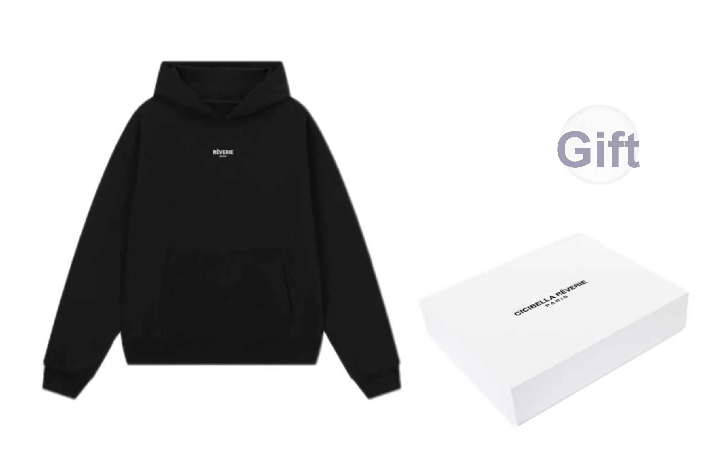 Cicibella REVERIE Sweatshirt Unisex Black