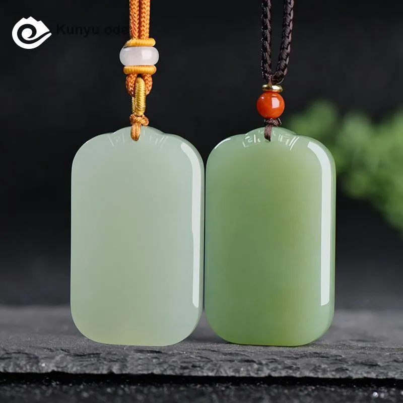 KUNYUYAO Pendants White Jade/Pale Greenish White Jade Unisex-9