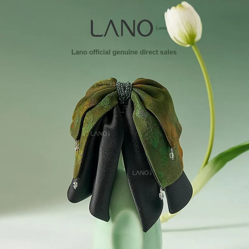 Lano Mulberry Silk Hair Clips Women's-5