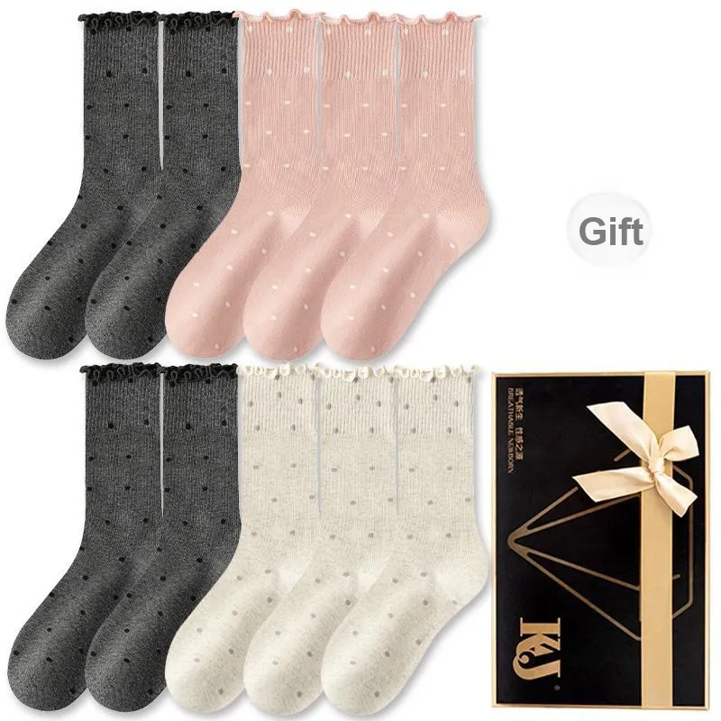 KJ Mid Calf Socks Women's Box 10 Pack-3