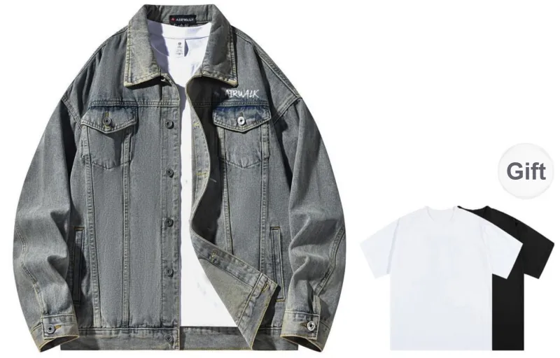 Airwalk Denim Jackets Unisex-15
