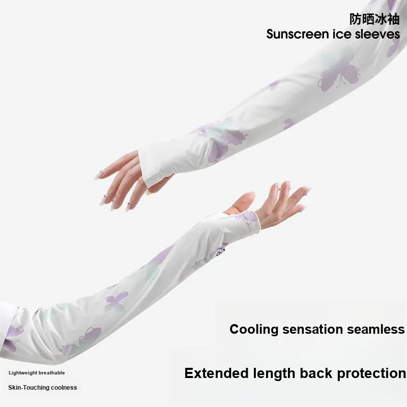 NANJIREN Polyamide Sun Protection Sleeves Women's-3