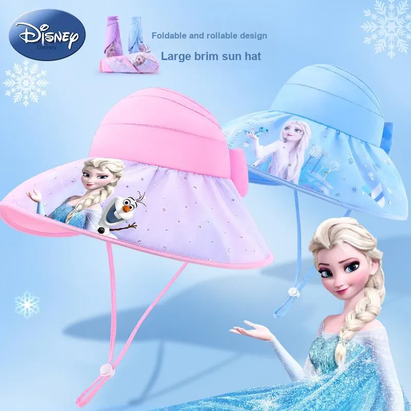 Disney Frozen Series Cotton Hats & Caps Kids' Pink-2