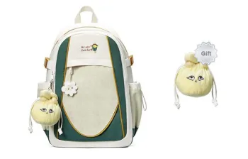 MR.ACE HOMME Polyester Backpack Regular Unisex Beige