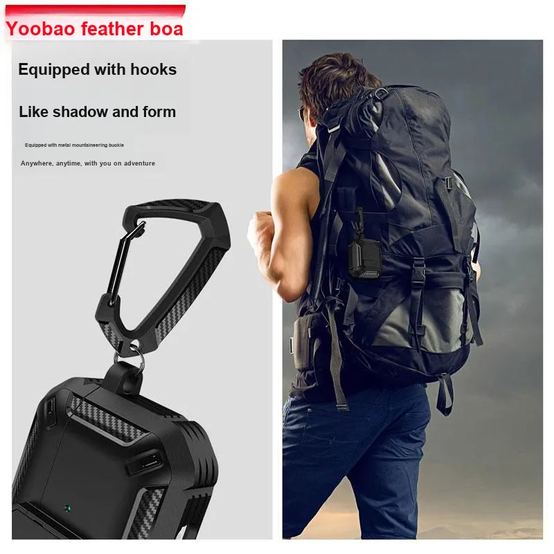Yoobao Compatibility With AirPods 4, AirPods 1, 2, And 3 Generations Protective Cover Lock Switches Headphone Cases-3