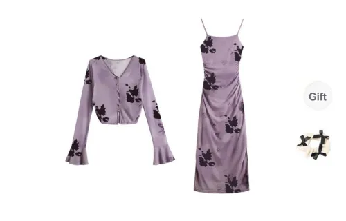 CPAURA Two Piece Skirt Sets Women's