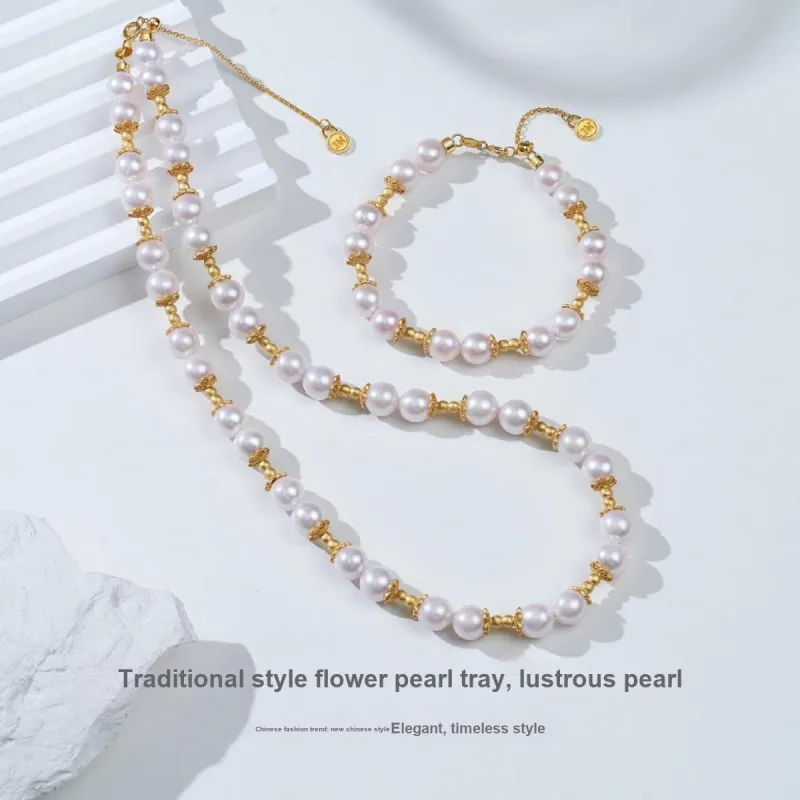 ME LUXE Saltwater Pearl Necklaces Women's-3