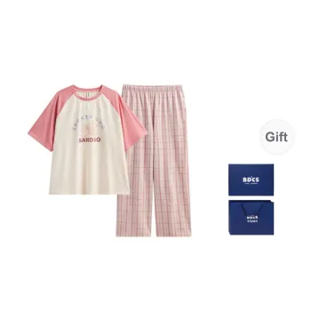 Peninsula City Pajama Set Women's Gift Box Set Apricot Pink