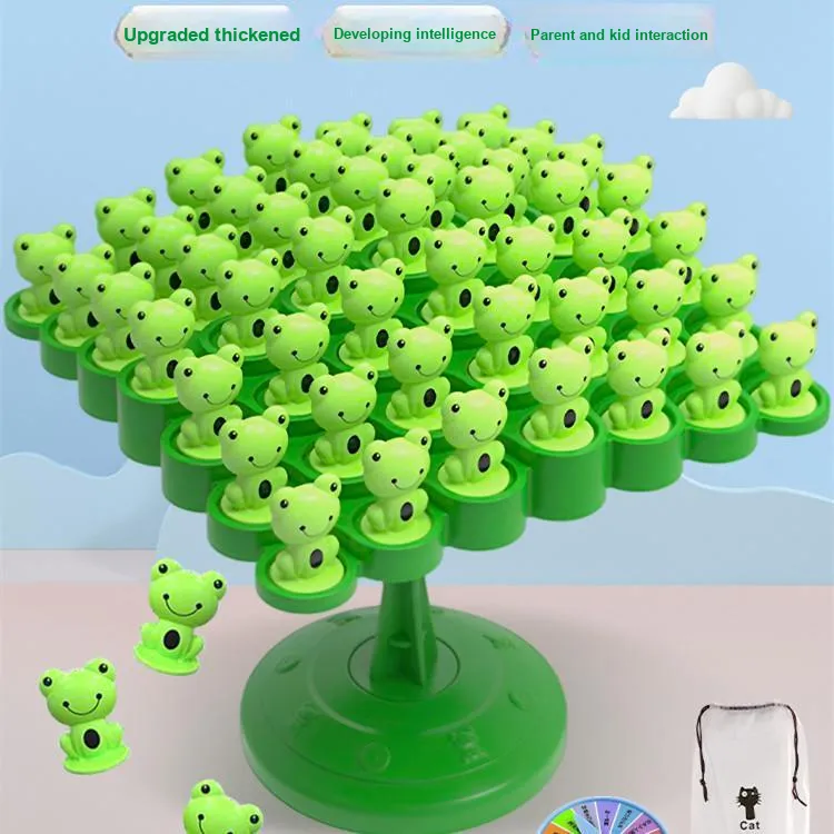 CAYI Frog Balance Tree Game Balance Tower Cognitive Development Focus Board Games-1
