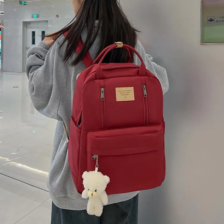 BALANG Composite Cloth Backpack Regular Unisex Gray/Black-8
