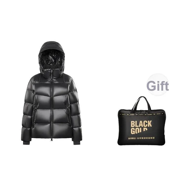 GOLDFARM Down Jacket Winter Unisex Black
