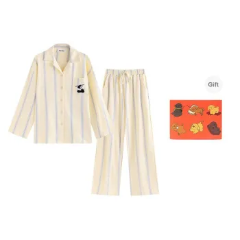 Wabi Town Pajama Gift Box Women's Cream Apricot